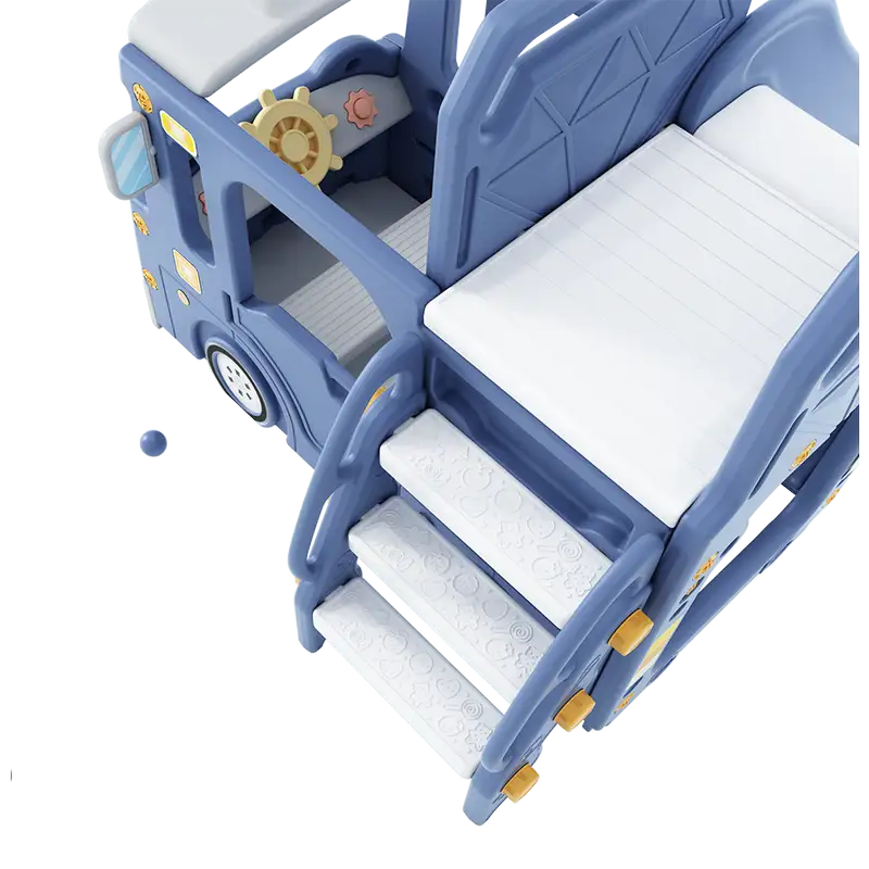 Kids Zone aktivitets lastbil med rutsjebane og gynge