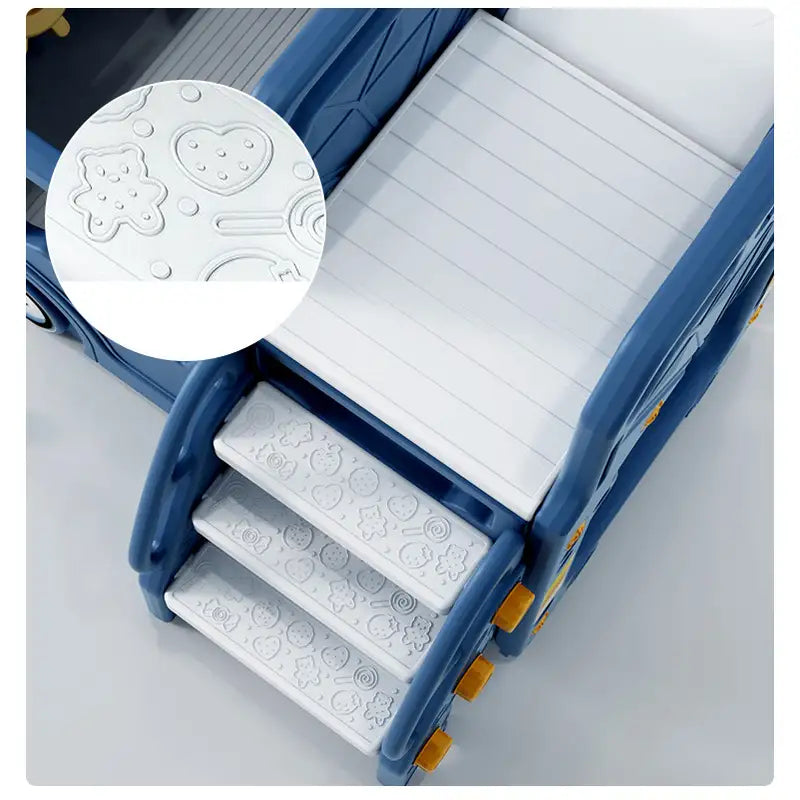 Kids Zone aktivitets lastbil med rutsjebane og gynge