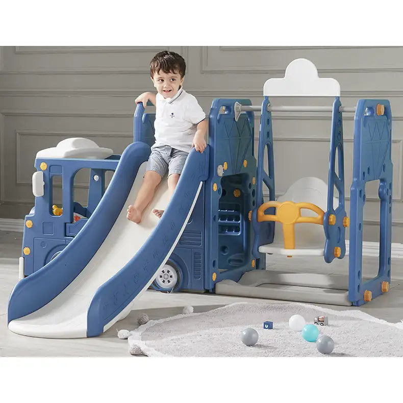 Kids Zone aktivitets lastbil med rutsjebane og gynge