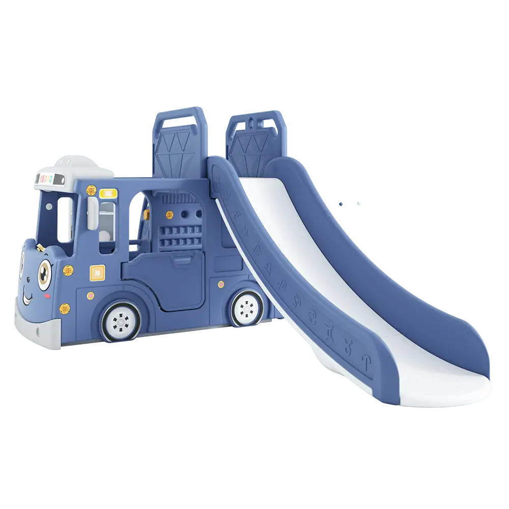 Kids Zone aktivitets lastbil med rutsjebane og gynge