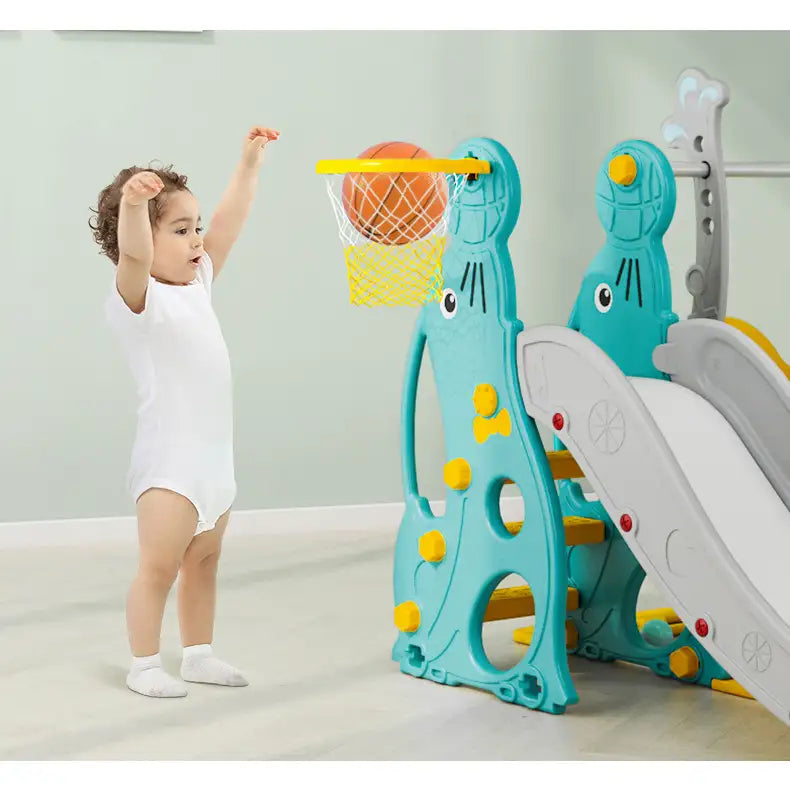 Kids Zone rutsjebane og basket