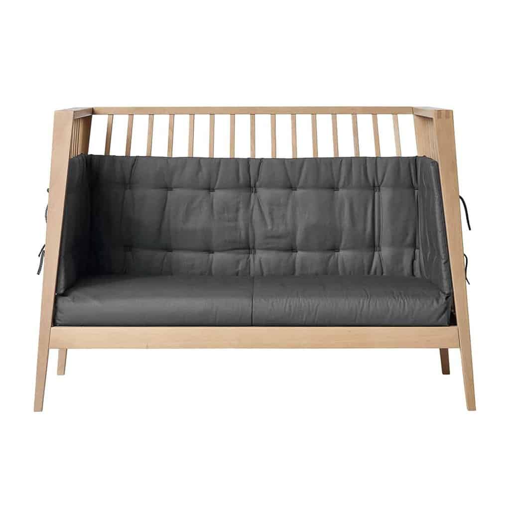 Sofasæt til Leander Linea™/Luna™ babyseng 120 cm - Cool Grey