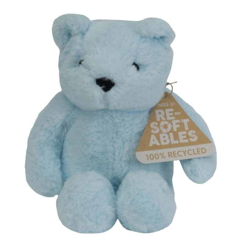 Resoftables Bamse - blå 25 cm