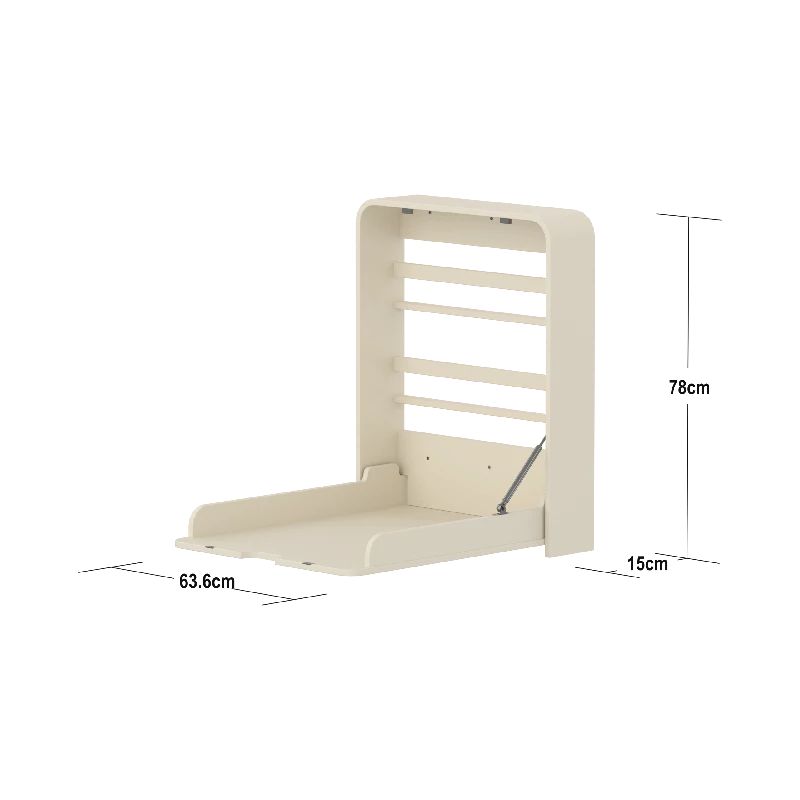 Flexa Nova puslebord væghængt Cream White