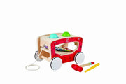 Hape Pull along activity wagon