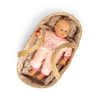 Mosekurv med sengesæt