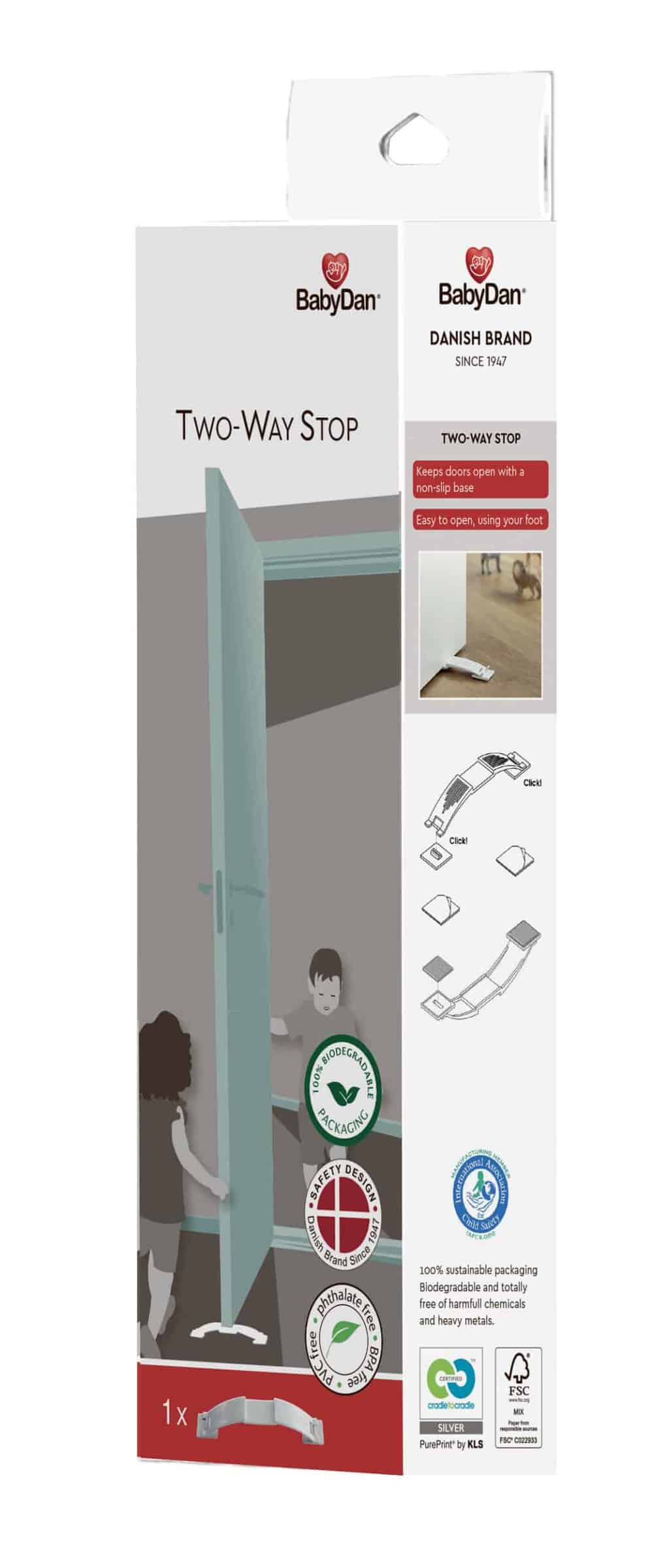 BabyDan to-vejsstop - 1 stk