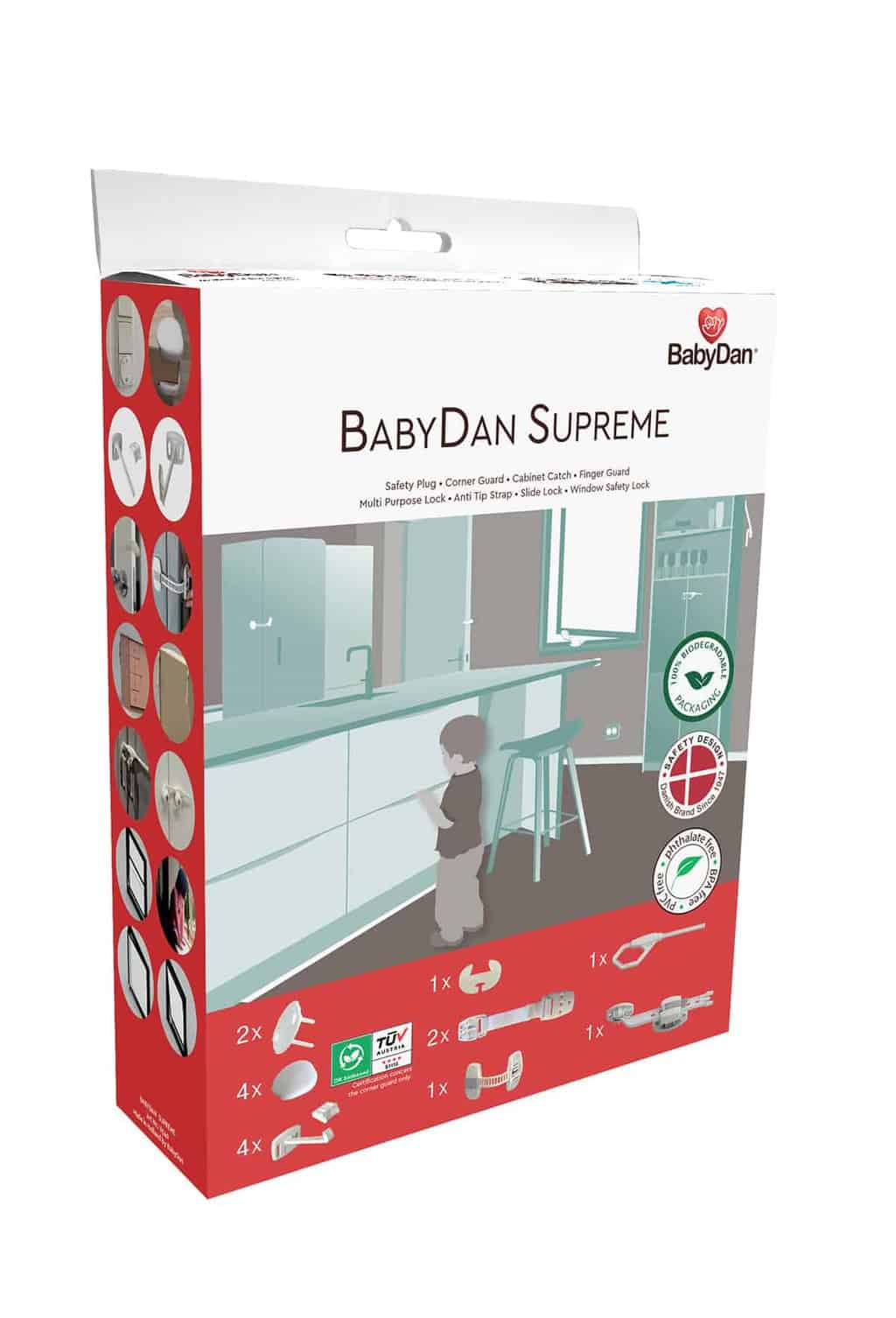 BabyDan starter safety sæt - 16 dele