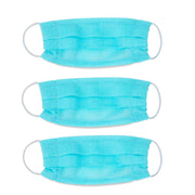 MUNDBIND - BLÅ - 3 STK.