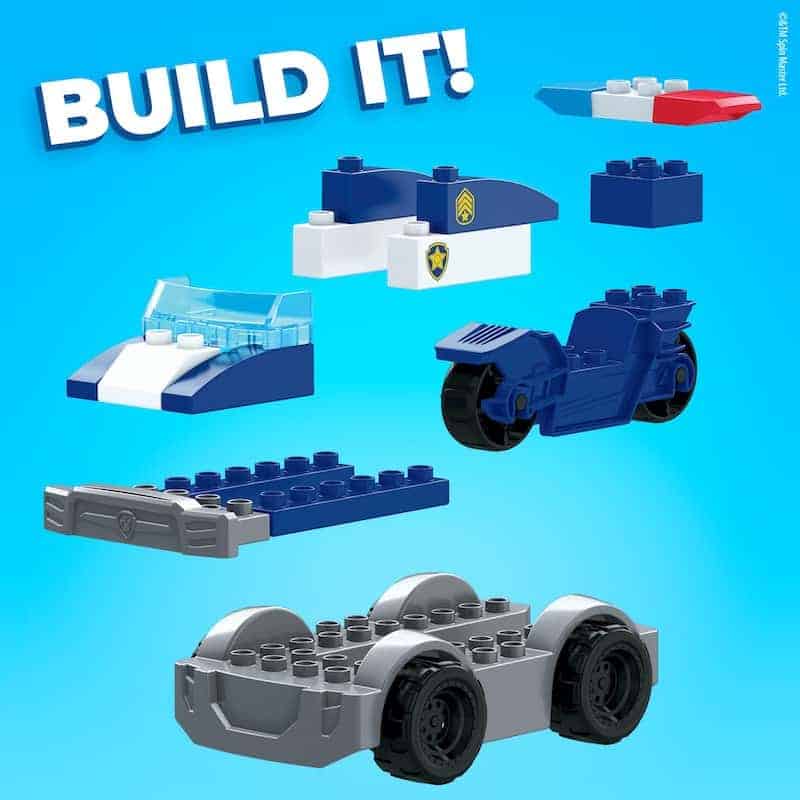Mega Bloks Paw Patrol Chases Police Cruiser