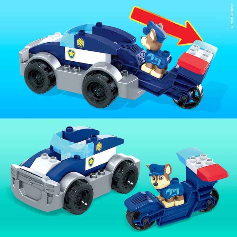 Mega Bloks Paw Patrol Chases Police Cruiser