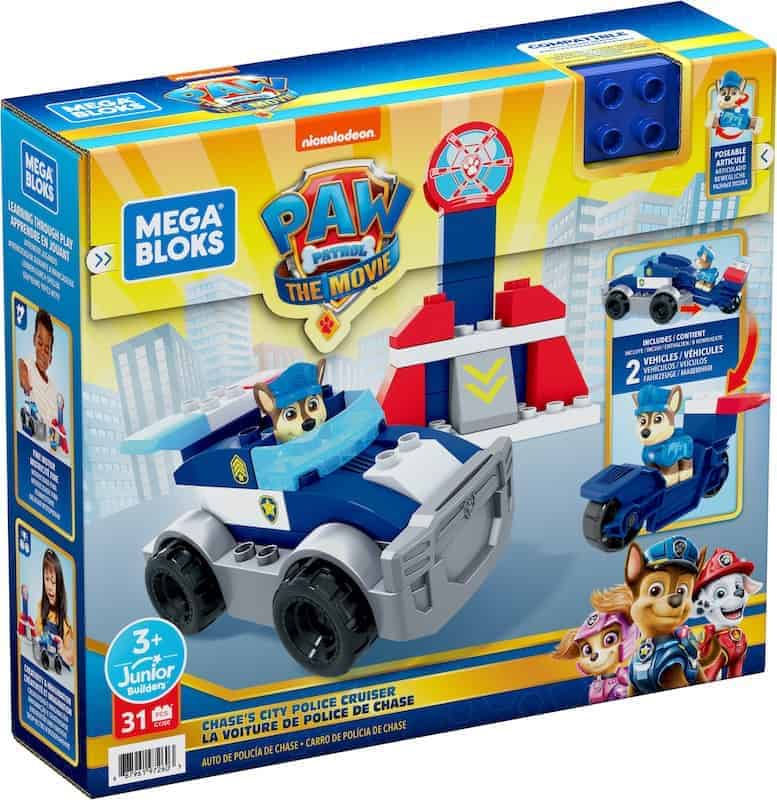 Mega Bloks Paw Patrol Chases Police Cruiser