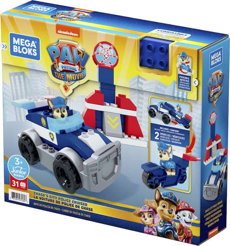 Mega Bloks Paw Patrol Chases Police Cruiser