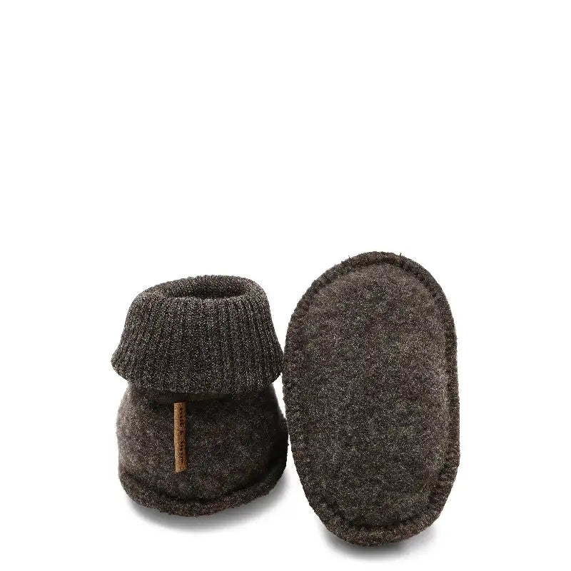 Mikk-Line Uldfutter - Dark Brown Melange