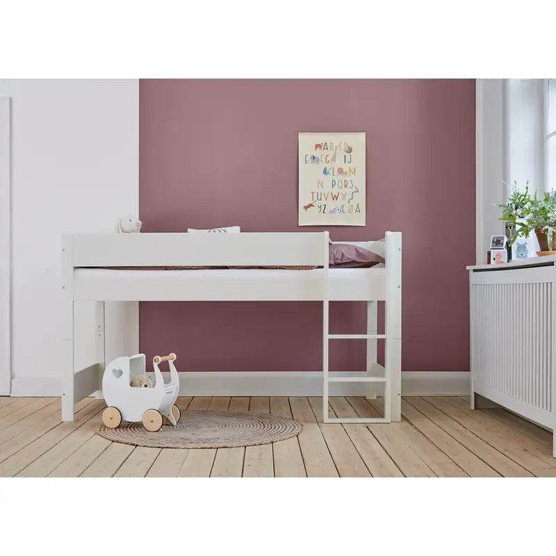 Argos Halvhøjseng med sengehest i Light Green