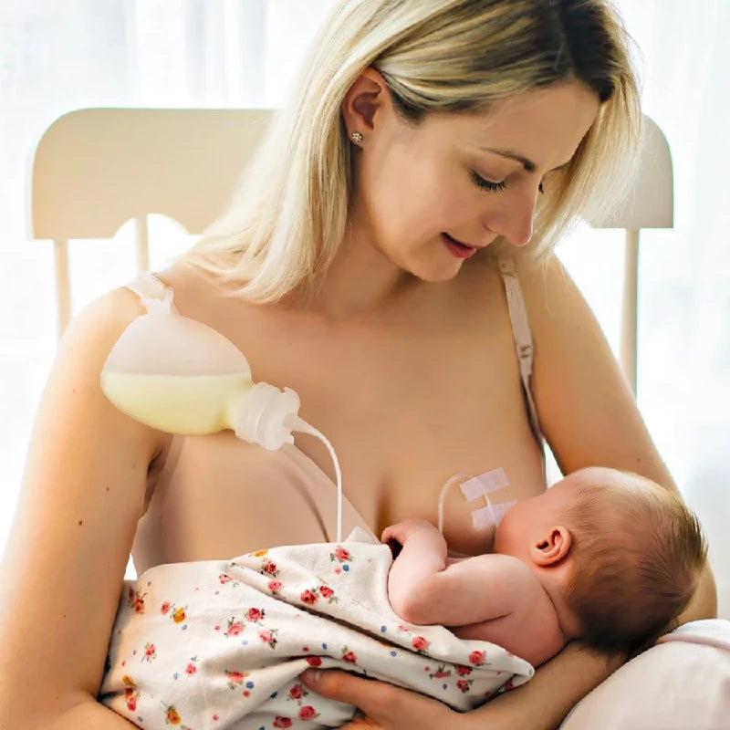 Haakaa SNS system inkl. Silikonepose til mælk