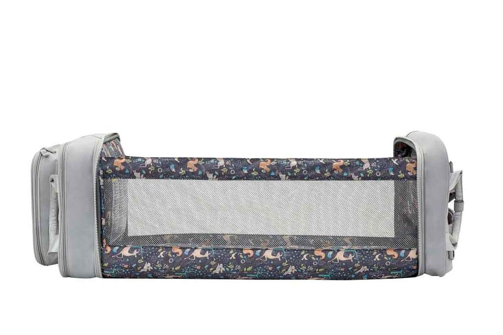 Bizzi Growin RucPOD® Pusletaske og rejseseng - Whisper Grey