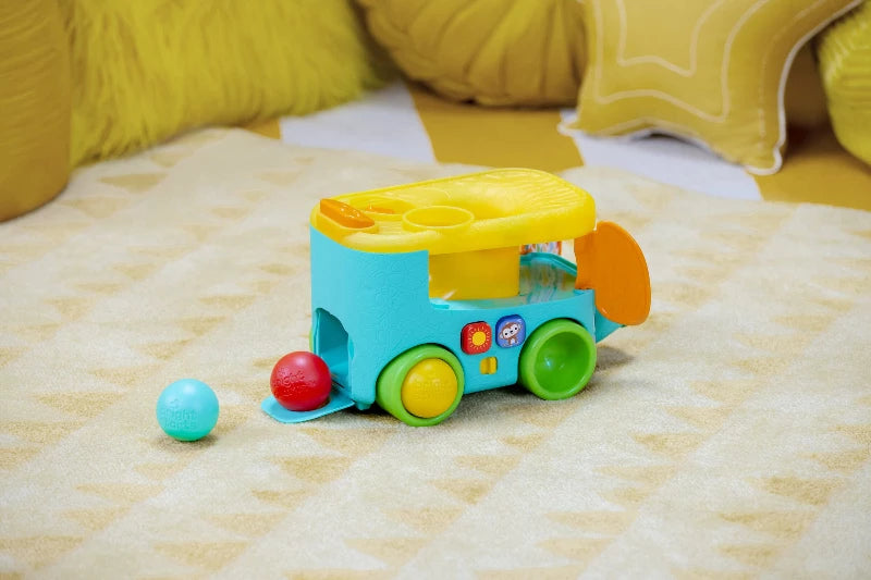 Pop & Roll Safari Bus bold legetøj