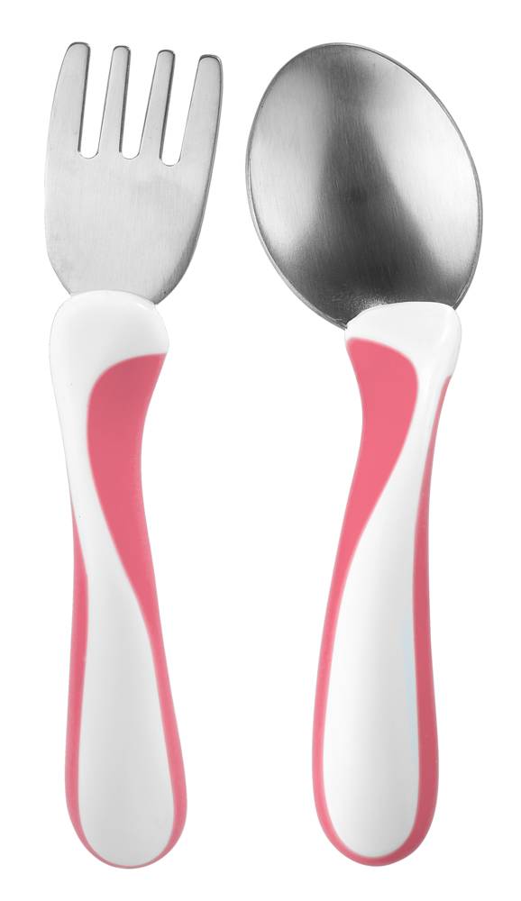 Bambino My first FORK & SPOON cerise