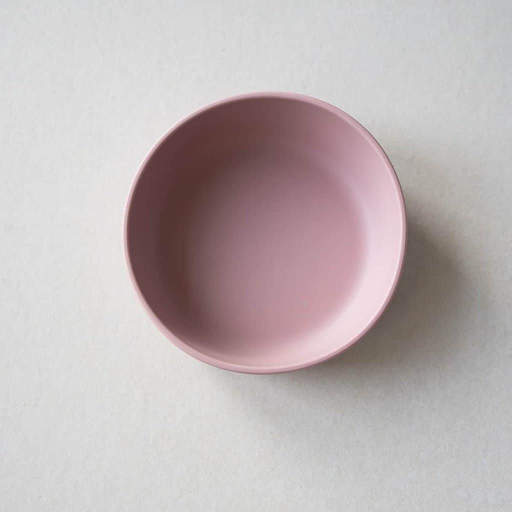 Tiny Tot Silikone Skål Støvet Rosa