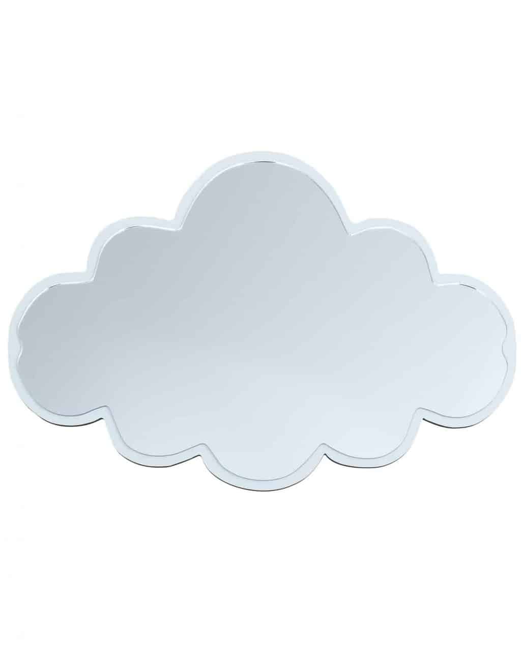 Maseliving sky spejl - hvid