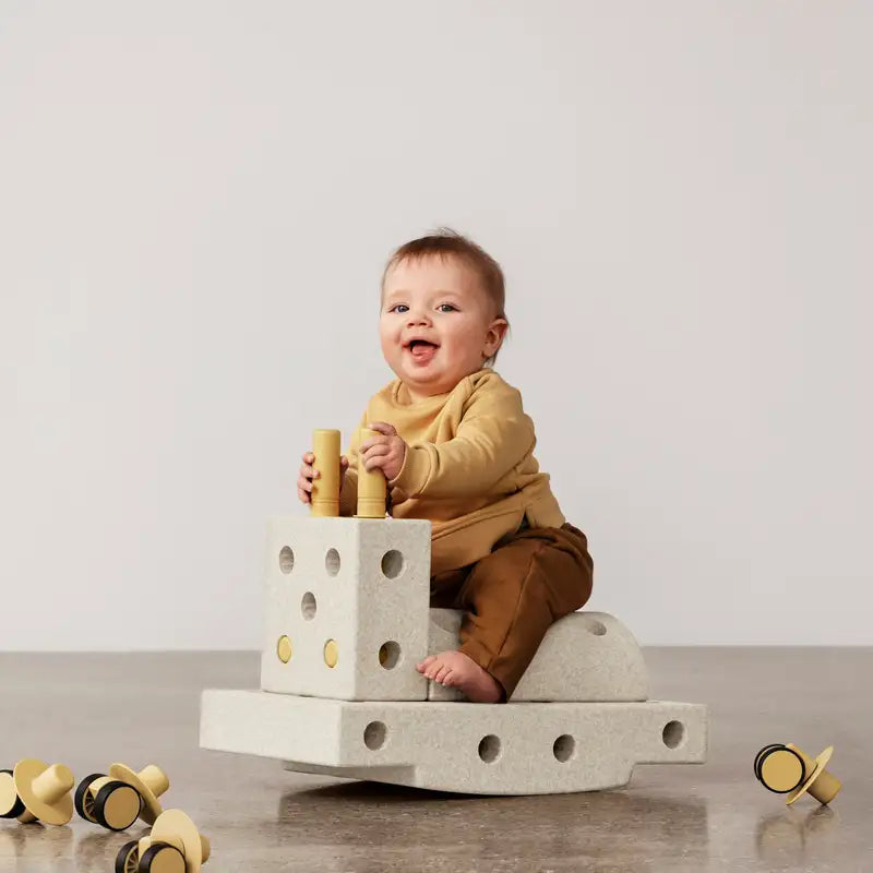 Curiosity Set Sand Grey / Honey Yellow