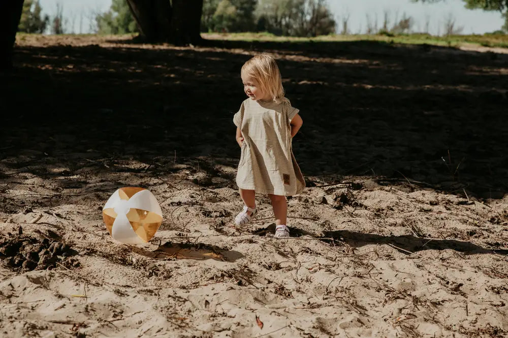 Cloby UV Poncho 1-3 år - Sandy Beach/Ginger Spice