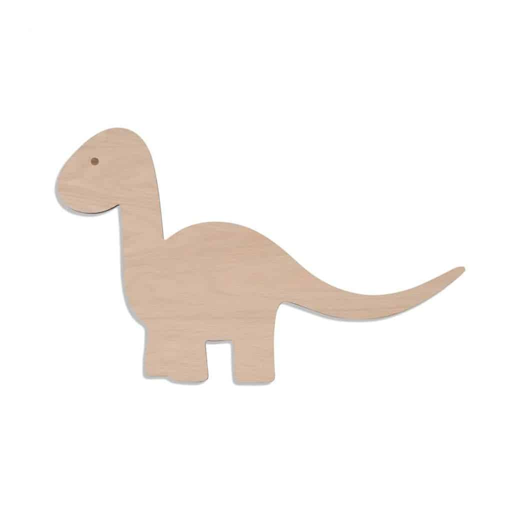 Maseliving dino lampe - egetræ