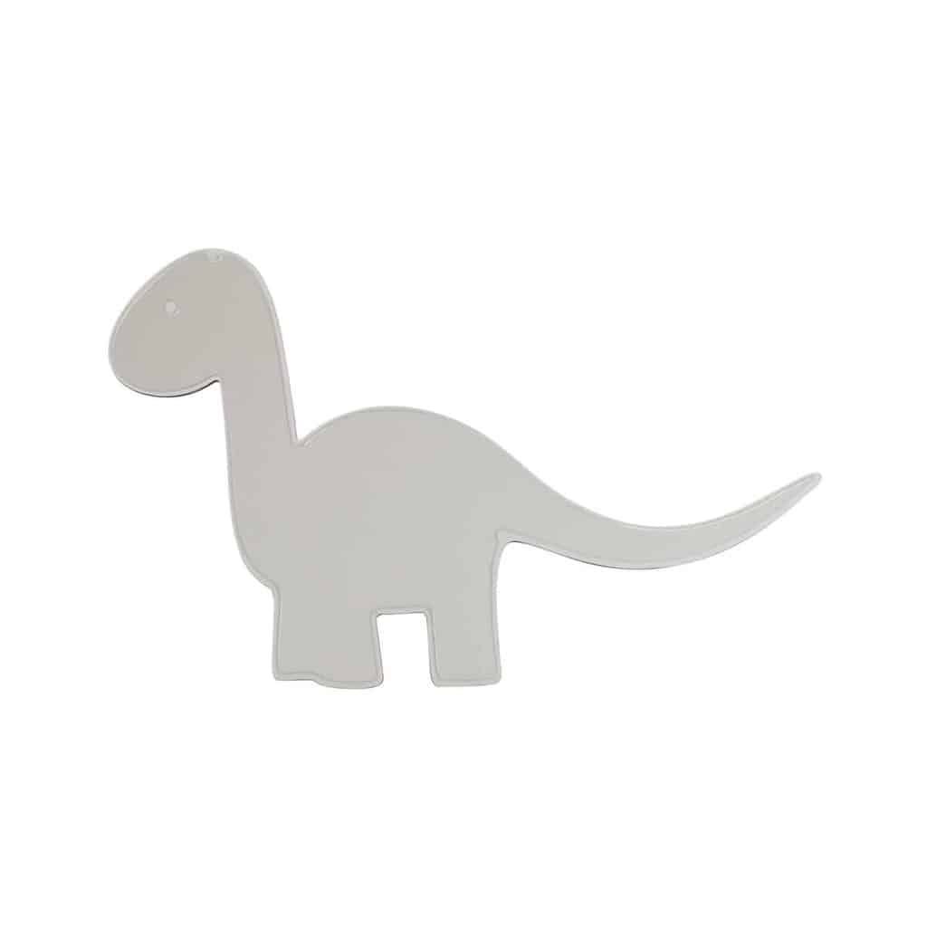 Maseliving dino spejl - hvid