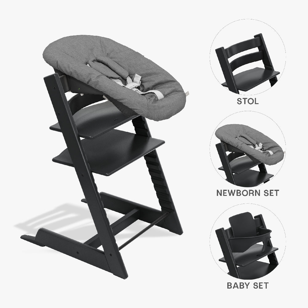stokke danmark Stokke Tripp Trapp Bundle - Højstol, Babyset og Newborn