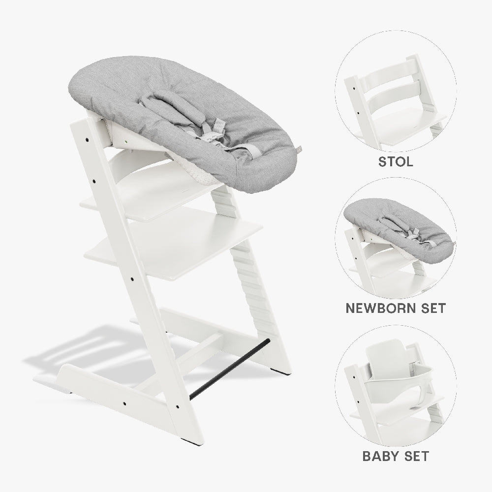 stokke dk Stokke Tripp Trapp Bundle - Højstol, Babyset og Newborn