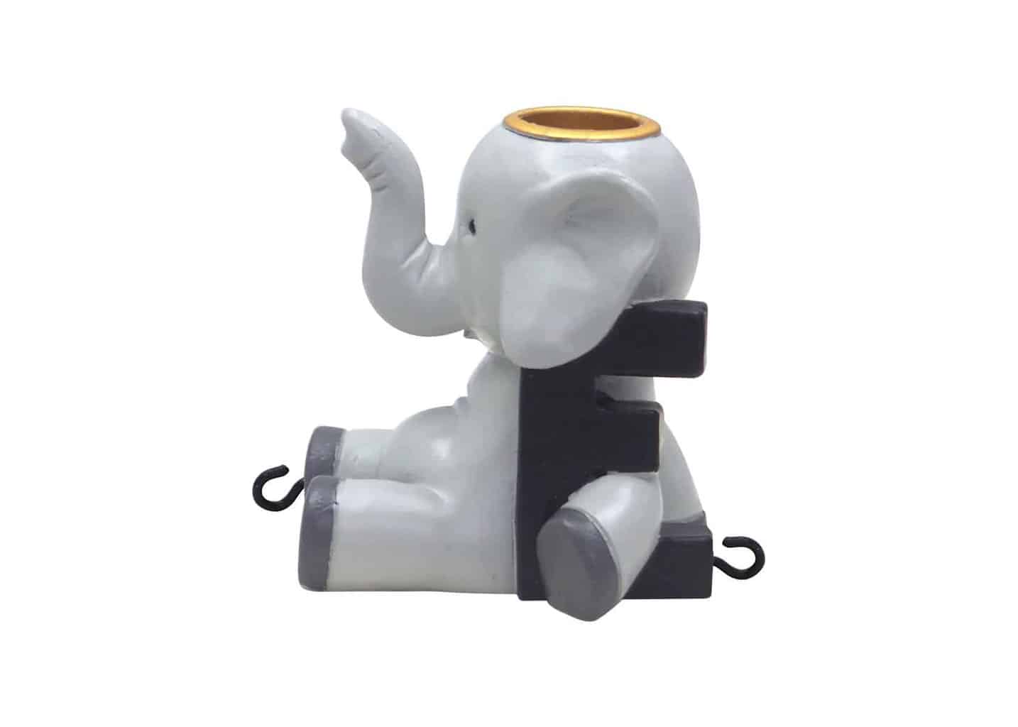 Kids By Friis E bogstav med elefant til navnetog