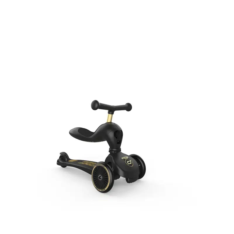 Scoot and Ride Highway Kick 1 - Olive Black/Gold