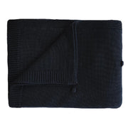 Mushie Babytæppe Dots Dark Navy