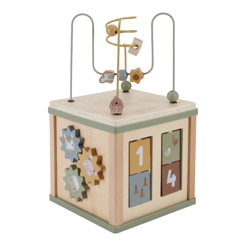Little Dutch Aktivitetskube - Little Farm