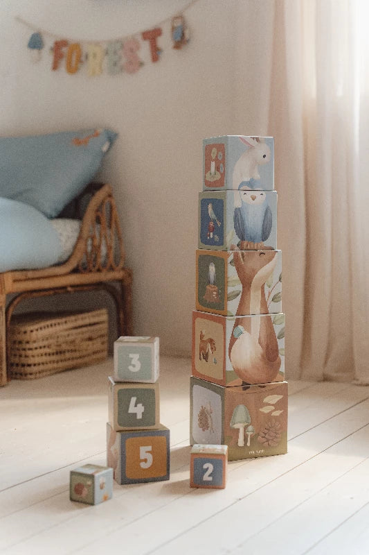 Little Dutch - Stabeltårn Pap - Forest Friends