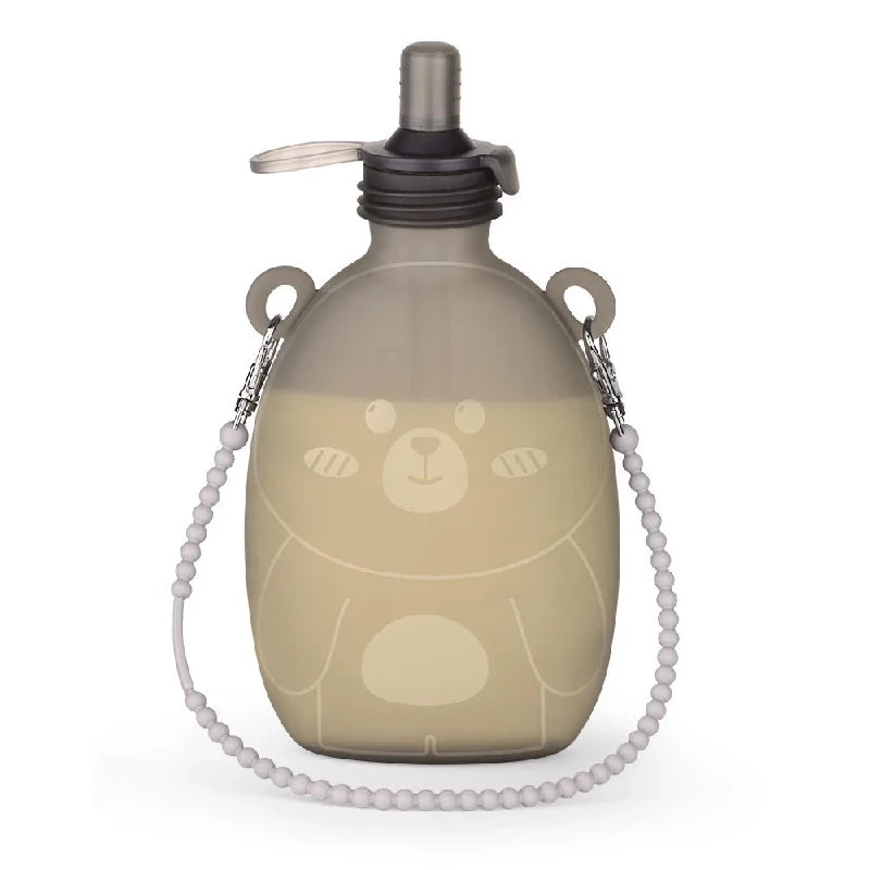 Haakaa Happii Bear Smoothiepose m. bærestrop - 2 stk (500ml)