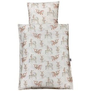 Baby sengelinned - dess. 1229 ballet mus i rosa farver