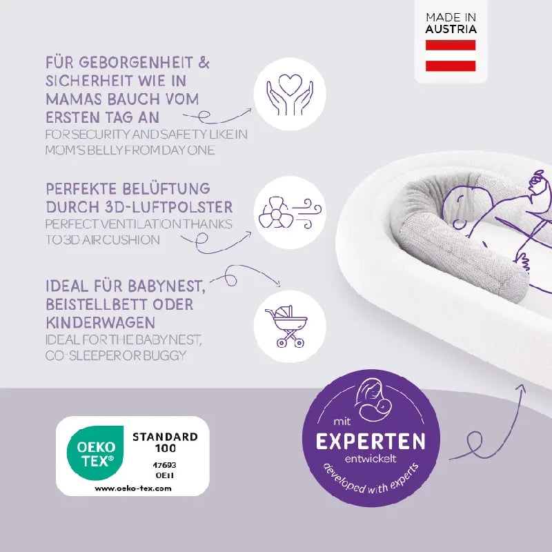 Träumeland Air nest formindsker grey melange