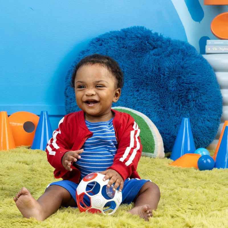 Soccer Oball - fodbold (rød/hvid/blå)