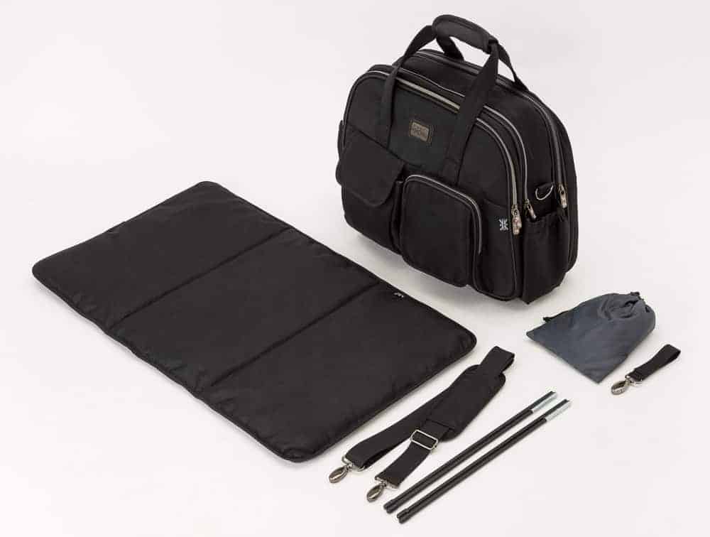 Bizzi Growin POD® Pusletaske og rejseseng - Chelsea Black