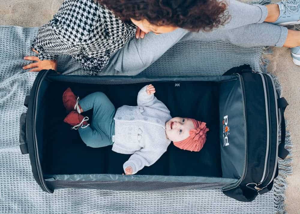 Bizzi Growin POD® Pusletaske og rejseseng - Chelsea Black