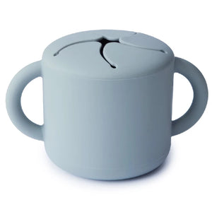 Mushie Snack Cup - powder blue