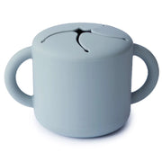 Mushie Snack Cup - powder blue