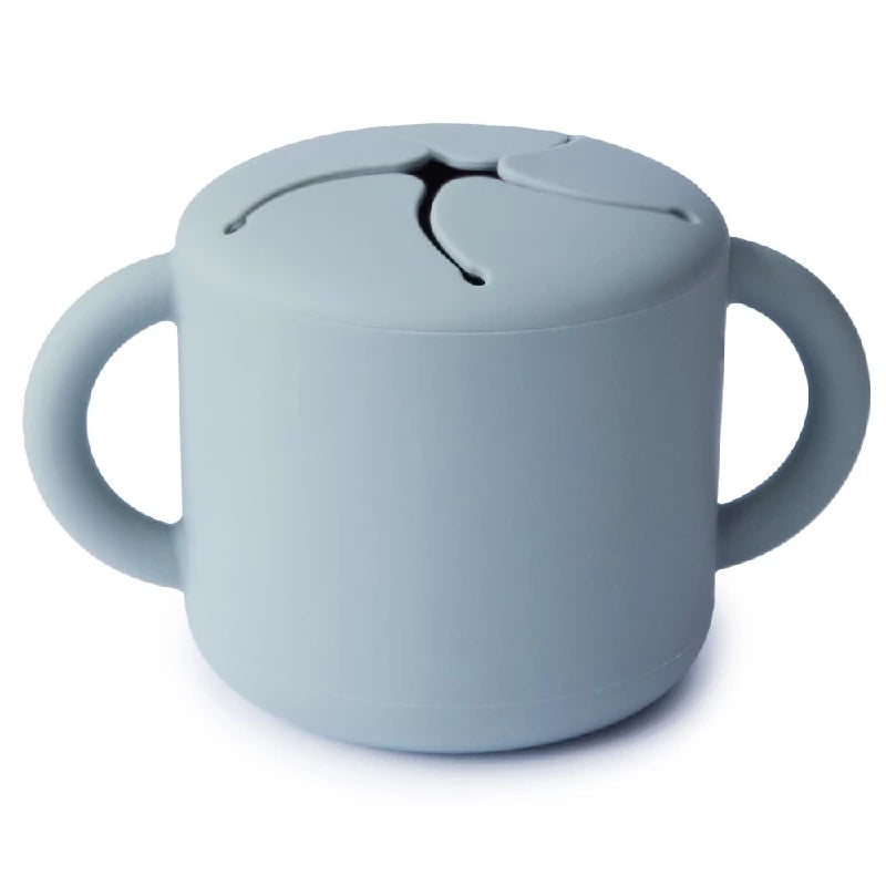 Mushie Snack Cup - powder blue