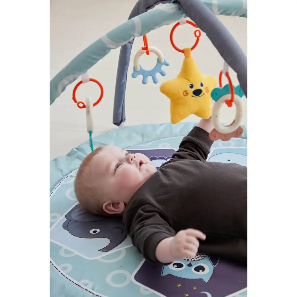 Aktivitetsstativ med 5 stykker legetøj - ZOO