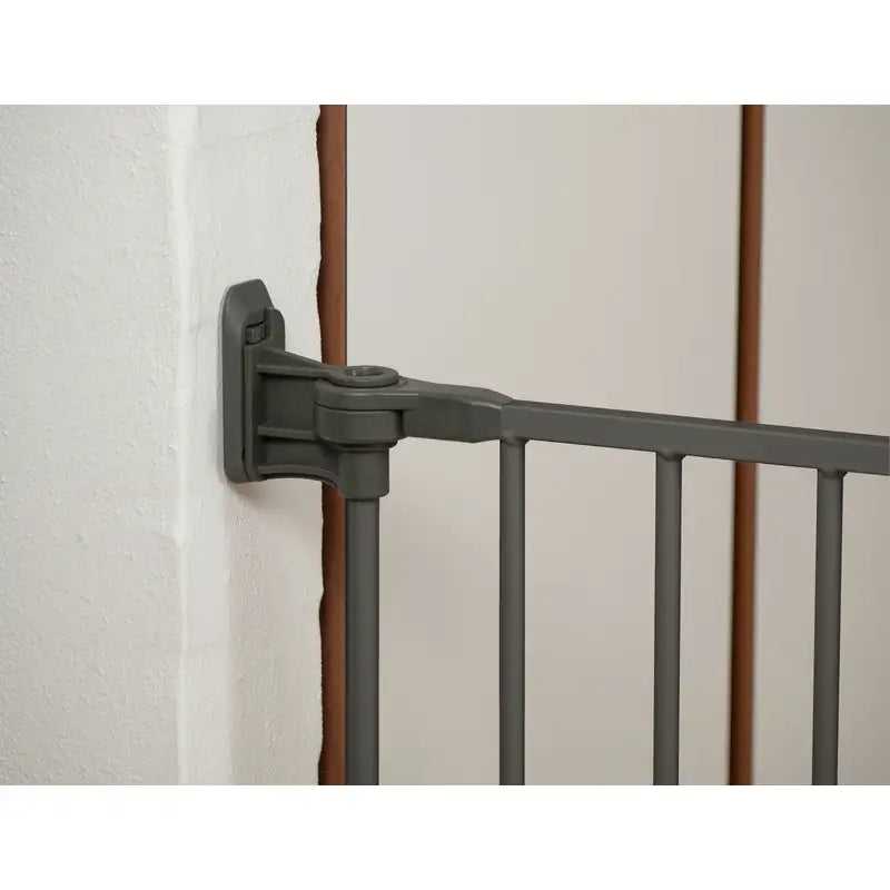 Safe & Care - Skruemonteret sikkerhedsgitter - 90-210 cm - GRÅ