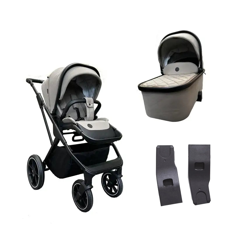 STORK Iconia Klapvogn inkl. Liggedel og autostolsadapter - Sand