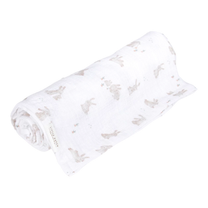 Little Dutch - Svøb 120x120 muslin - Baby Bunny