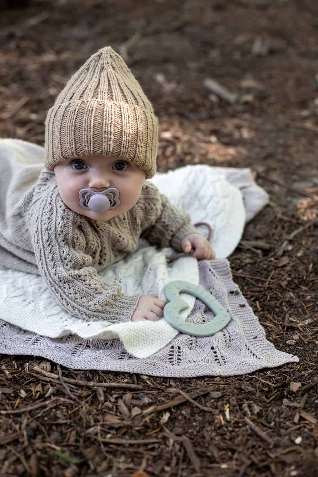 BIBS Baby Bitie Heart Sage